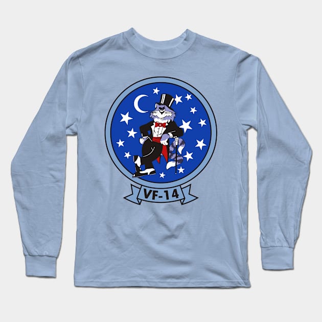 Tomcat VF-14 Tophatters Long Sleeve T-Shirt by MBK